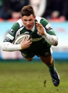 Gloucester v London Irish Adam Thompstone try Gloucester v London Irish Adam Thompstone try