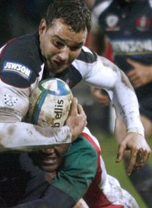 Olly Barkley against Biarritz Olly Barkley against Biarritz