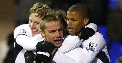 Jamie O'Hara Tottenham Hotspur Burnley Carling Cup Semi Final