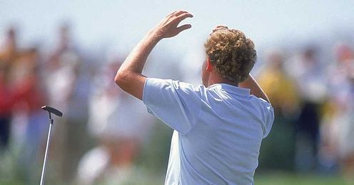 Monty made his Ryder Cup debut at Kiawah Island, South Carolina, in 1991 and showed his frustration in the one-point defeat.