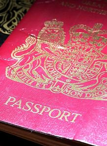 British passport generic British passport generic