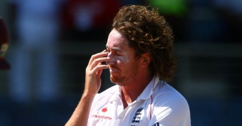 Blank look: Ryan Sidebottom tries to understand how he finished wicketless in the first Test