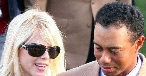 Elin and Tiger - the couple are working at getting back together again