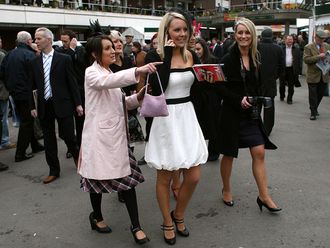 The Festival provides fashion as well as racing.