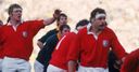 Jump to it: Lions skipper Bill Beaumont in the lineout