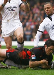 Brad Barritt Saracens Newcastle Brad Barritt Saracens Newcastle