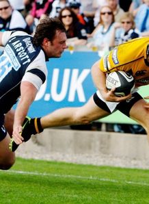 Joe Simpson try v Bristol Joe Simpson try v Bristol