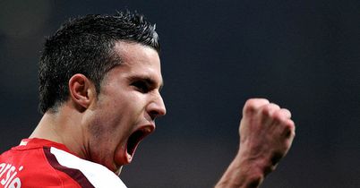 Robin Van Persie Arsenal Villareal Champions League Quarter Final