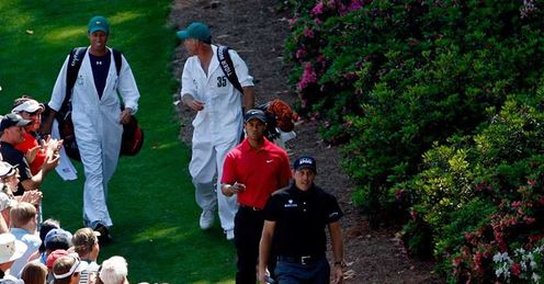 Mickelson and Woods thrilled the galleries