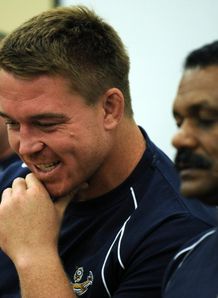 John Smit with coaches