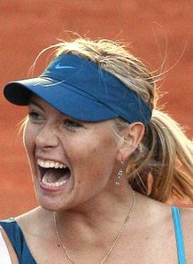 Sharapova battles on
