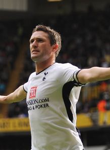 Robbie Keane goal celebration Tottenham v Manchester City