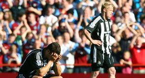 Newcastle drop out of the Premier League.