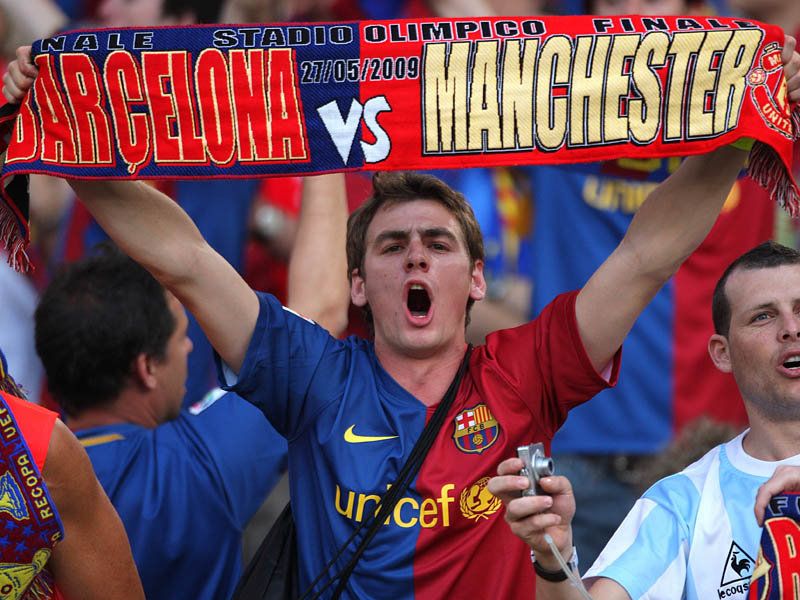  Barca 2 Man Utd 0 