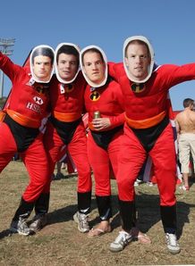 Lions fans masked