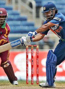 Dhoni leads India to victory