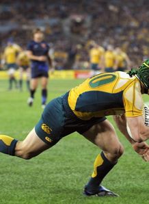 Matt Giteau score against France Matt Giteau score against France