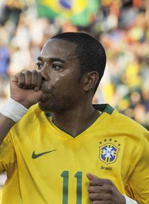 Robinho out of England game