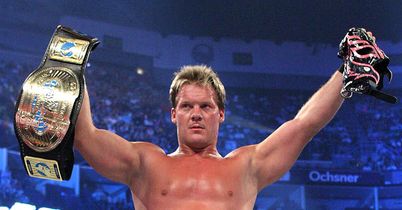 WWE Extreme Rules Chris Jericho intercontinental champion with Rey Mysterio mask