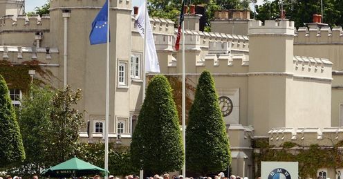 Ernie Els teeing off in the 2008 BMW PGA at Wentworth