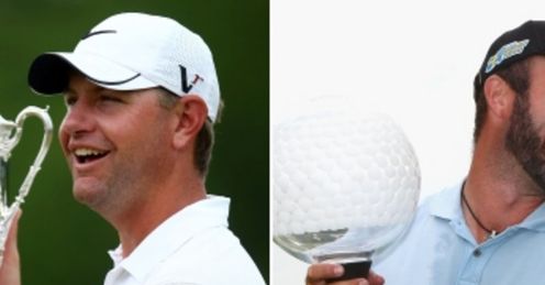 Lucas Glover and Christian Nilsson - this week's winners.
