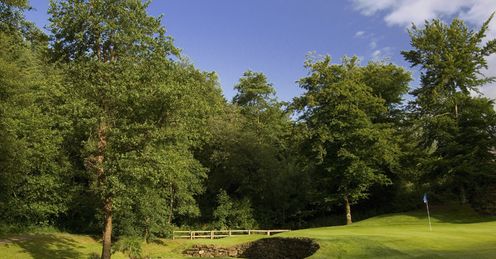 The fifth hole - I parred it!