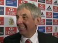Lions coach Ian McGeechan gives his reaction after the Lions 28 - 9 victory over South Africa.