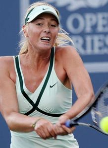 Sharapova into round two