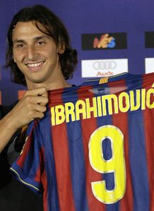 Ibra only had eyes for Barca