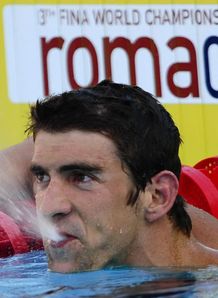 <b>Swimming:</b> Phelps trailing