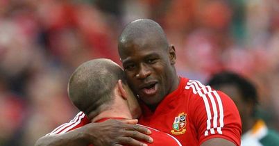 Shane Williams and Ugo Monye British and Irish Lions 4/7/2009