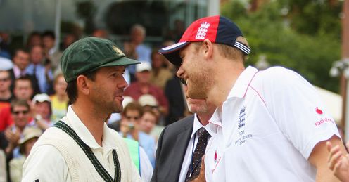 Ponting & Flintoff: a big week for the old adversaries