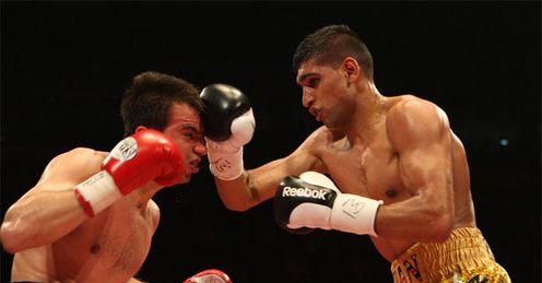 Khan: fired back fatser and harder when he was tagged
