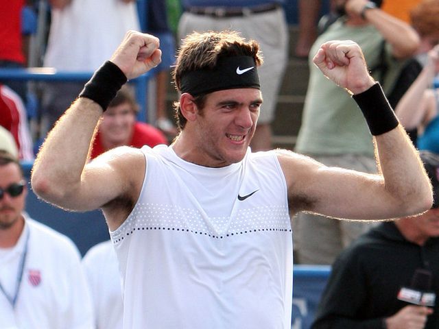 Del Potro - in good form.