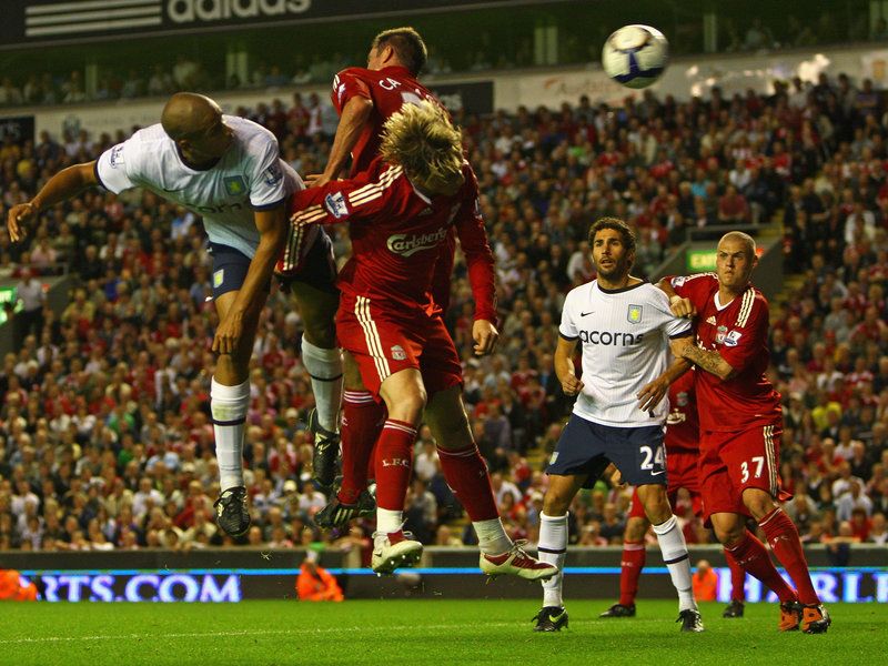 Villa rock Reds at Anfield