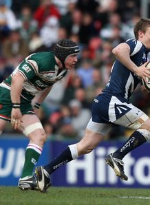 Dwayne Peel against Leicester
