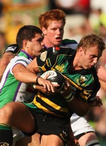 Roger Wilson tackled Henry Paul Roger Wilson tackled Henry Paul