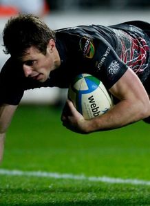 Tommy Bowe try Ospreys Tommy Bowe try Ospreys