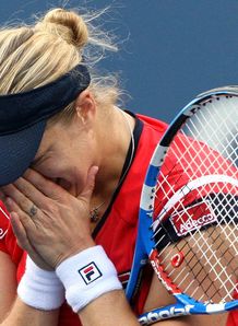 Clijsters comes unstuck