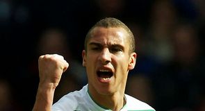 Larsson: Often a thorn in Rangers' side