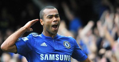 Chelsea v Spurs Ashley Cole celeb