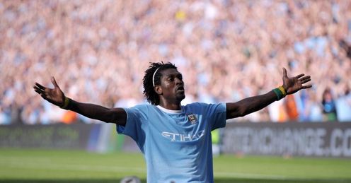 Adebayor: Can you take garden furniture into the football?