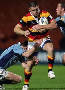 Dwayne Sweeney skips past Northland Dwayne Sweeney skips past Northland