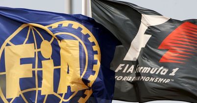 FIA and F1 flag