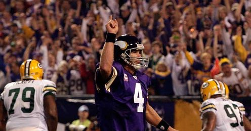 Favre: back but will be undone by the Pack, says KC