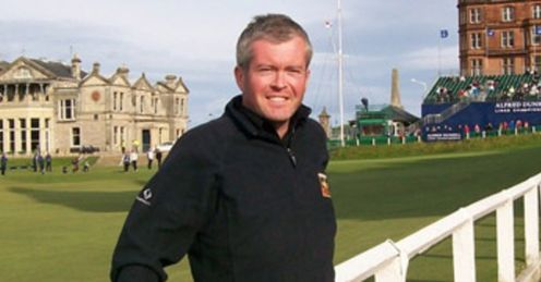 Matt in golfing heaven.