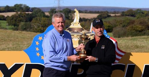 Monty (left) - pleased to see Tiger coming back.