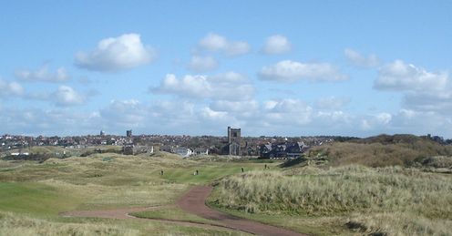 The view from the 18th tee at Wallasey.