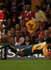 Digby Ioane score against Wales Digby Ioane score against Wales