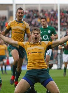 Drew Mitchell try v Ireland Drew Mitchell try v Ireland